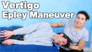 Epley Maneuver for Vertigo  Ask Doctor Jo [upl. by Yllehs]