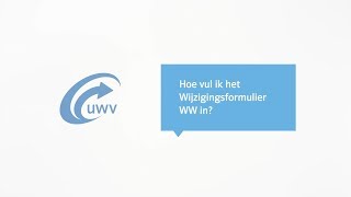 Wijzigingen doorgeven met een WWuitkering [upl. by Ocker]