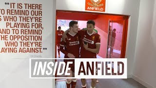 Inside Anfield Liverpool 41 West Ham  Behindthescenes tunnel cam [upl. by Lled]