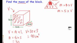 Density Mass Volume mathscast [upl. by Enilav151]