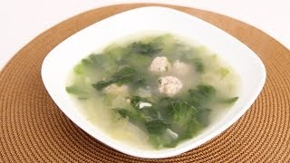 Homemade Escarole Soup Recipe  Laura Vitale  Laura in the Kitchen Episode 710 [upl. by Mandie]