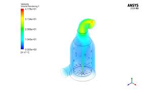 Combustion Chamber CFD Simulation [upl. by Vanny]