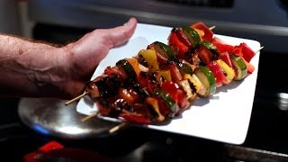 How To Make Vegetable Kabobs [upl. by Moht]