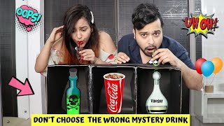 Dont Choose the WRONG Mystery DRINK CHALLENGE [upl. by Mathur799]