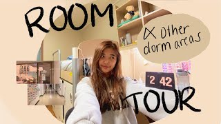 YONSEI UNIVERSITY UIC  Dorm Room Tour  other areas Songdo Dormitory Triple Room [upl. by Nylg]