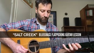 ‘Salt Creek’ Bluegrass Flatpicking Guitar Lesson [upl. by Luanni653]