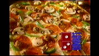 Dominos Pizza March Madness Pile It On Deal Commercial 1995 [upl. by Rania157]