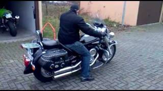 Yamaha Dragstar 1100 Classic sound [upl. by Applegate]