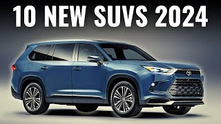 Top 10 Most Anticipated SUV 2024 [upl. by Dreda40]