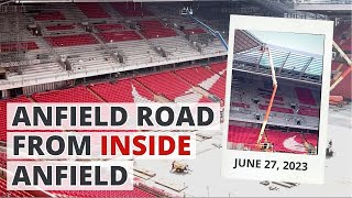 How the new Anfield Road Stand looks from INSIDE Anfield [upl. by Mckale159]