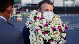 Première visite officiel dEmmanuel Macron en Polynésie Française [upl. by Mose]