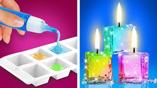 IDEAS MUY FÁCILES PARA HACER VELAS [upl. by Atnuahs]