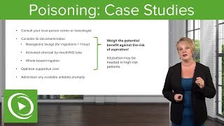 Poisoning Case Studies – Emergency Medicine  Lecturio [upl. by Norton]