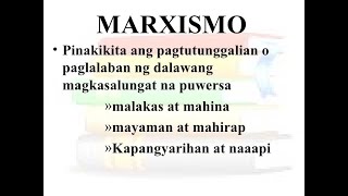 TEORYANG MARXISMO [upl. by Perni]