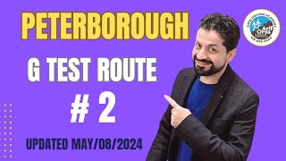 Peterborough G Test Route 2  Updated May082024 [upl. by Euqinaj]