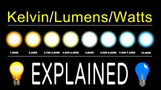 How To Chose LED Bulbs  Kelvin Lumens amp Watts EXPLAINED [upl. by Anitroc]