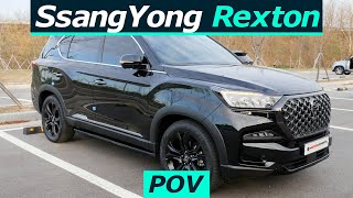 New 2021 SsangYong Rexton SUV POV RIde quotRefreshed For Reasonsquot [upl. by Shifrah]