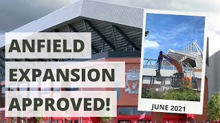 61000capacity Anfield APPROVED  Anfield Road Expansion Update 1 [upl. by Anayaran]