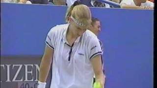 Steffi Graf Serve TopspinSlice [upl. by Elamor]