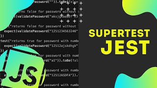 Testing Node Server with Jest and Supertest [upl. by Robins]