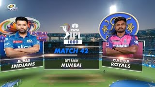 IPL MI vs RR – Match Highlights  Match  42 30042023 [upl. by Kidd]