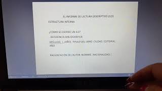 Cómo escribir un informe de lectura descriptivo [upl. by Enytsuj]