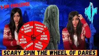 Scary Spin the Wheel Dares Challenge Dont TRY THIS [upl. by Thirza59]