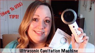 Ultrasonic Fat Cavitation Machine How To Use Tips [upl. by Tombaugh]