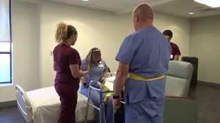 Physical Therapy Transfer Training  How To Transfer From Wheelchair To Bed [upl. by Bilek]