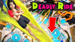 Riding the Worlds Most Scariest Water Slides in THAILAND [upl. by Zippel]