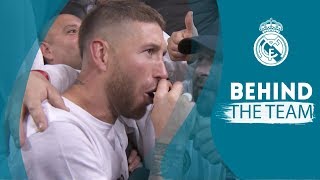 SERGIO RAMOS singing and TEAM CELEBRATION  Real Madrid 2  2 Bayern Munich [upl. by Ubana]