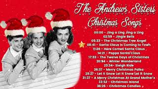 The Andrews Sisters  Christmas Songs FULL ALBUM [upl. by Eelytsirk]