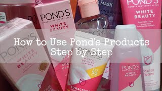 9 Steps Ponds Skin Care Routine  Day Time Skin Care Routine [upl. by Lefkowitz]