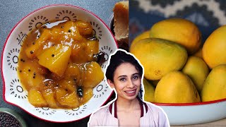 How To Make South Indian Style Mango Chutney  Sweet and Spicy Mango Chutney Recipe [upl. by Caty]