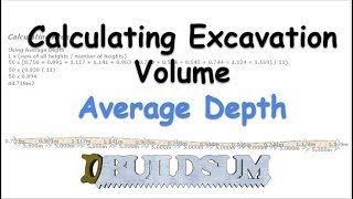 Calculating Excavation Volume Average Depth [upl. by Ailemaj811]