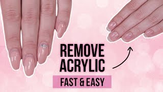 🚫 How to Remove Acrylics  Fast and Easy 😱 [upl. by Ainet]