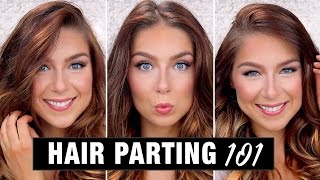 Hair Parting Styles amp Techniques  How To Part Your Hair [upl. by Ahseiyn]