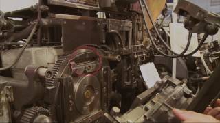 La linotype en action [upl. by Geof]