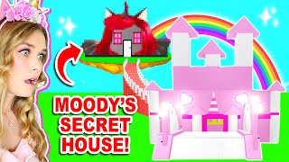 MOODY SECRETLY Built A HOUSE On TOP Of Mine In Adopt Me Roblox [upl. by Yebloc]