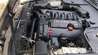 2003 Jaguar XJ8 Spark Plug Replacement Ignition Coil Test and Throttle Body Cleaning [upl. by Reisinger373]