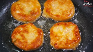 Fried Mashed Potatoes  Potato Snack Recipe  Mashed Potatoes Recipe [upl. by Naujid]