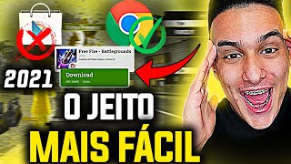 Como Baixar Free Fire Sem Play Store FÁCIL Passo a Passo Jogue Agora [upl. by Christabel]