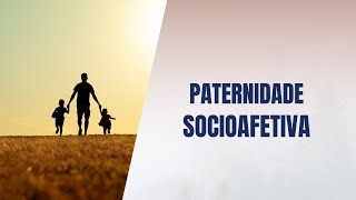 Paternidade socioafetiva [upl. by Corron]