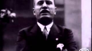 Discorso del Duce Benito Mussolini in inglese marzo 1929 [upl. by Hoover]