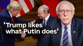 Bernie Sanders on Trump’s alignment with Russia [upl. by Osbourn504]