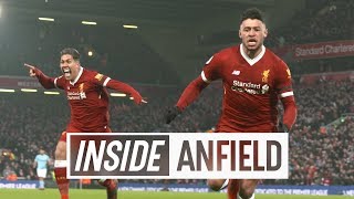 Inside Anfield Liverpool 43 Man City  Unseen tunnel cam from sevengoal thriller [upl. by Milla565]