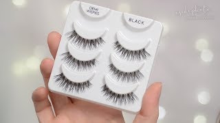 Ardell Demi Wispies Lashes Review amp Demo  CORRIE V [upl. by Bloxberg]