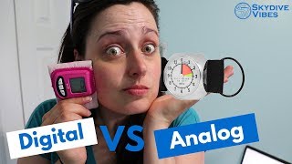 Skydiving Altimeter  Analog vs Digital Altimeter [upl. by Aytak215]