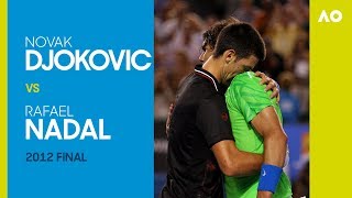 Novak Djokovic v Rafael Nadal  Australian Open 2012 Final  AO Classics [upl. by Nerraw]