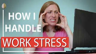 Work Stress THERAPIST Shows How I Deal With Work Stress [upl. by Alicul323]